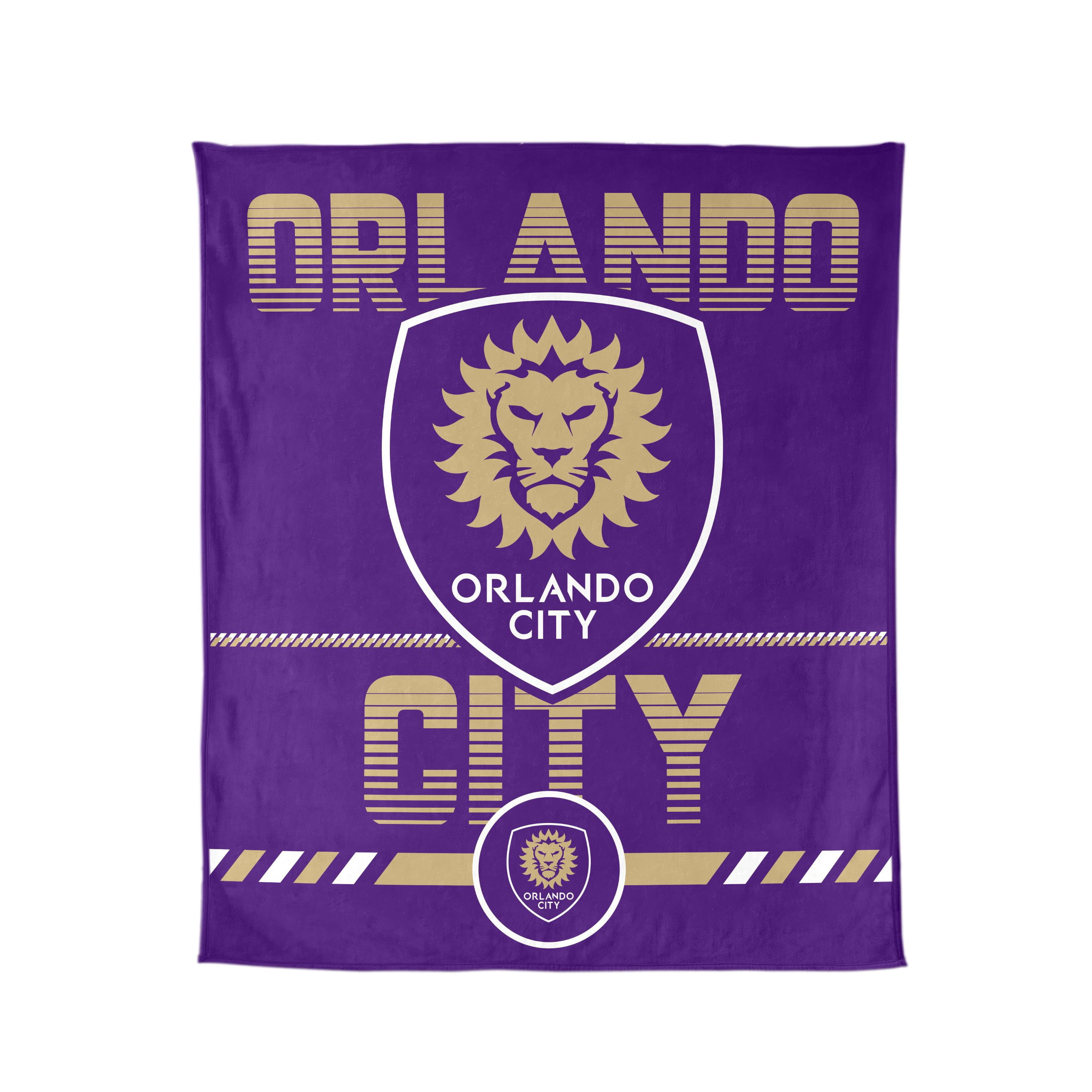 Logo Brands Orlando City SC Lions 60"x70" Super Plush Blanket