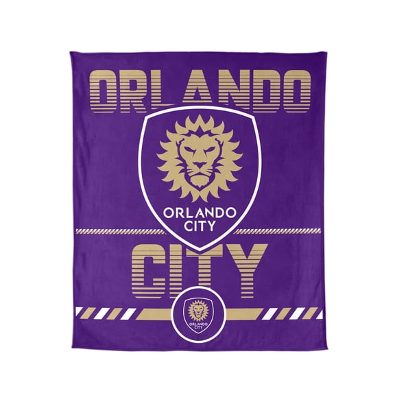 Logo Brands Orlando City SC Lions 60"x70" Super Plush Blanket