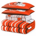 thumbnail image 2 of Logo Brands Cleveland Browns Queen Bed-In-A-Bag Set, 2 of 5