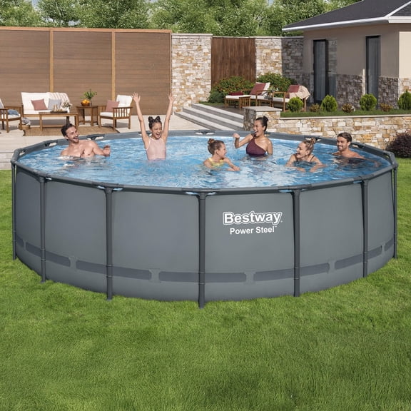 Bestway Power Steel 16' x 48" Above Ground Pool Set
