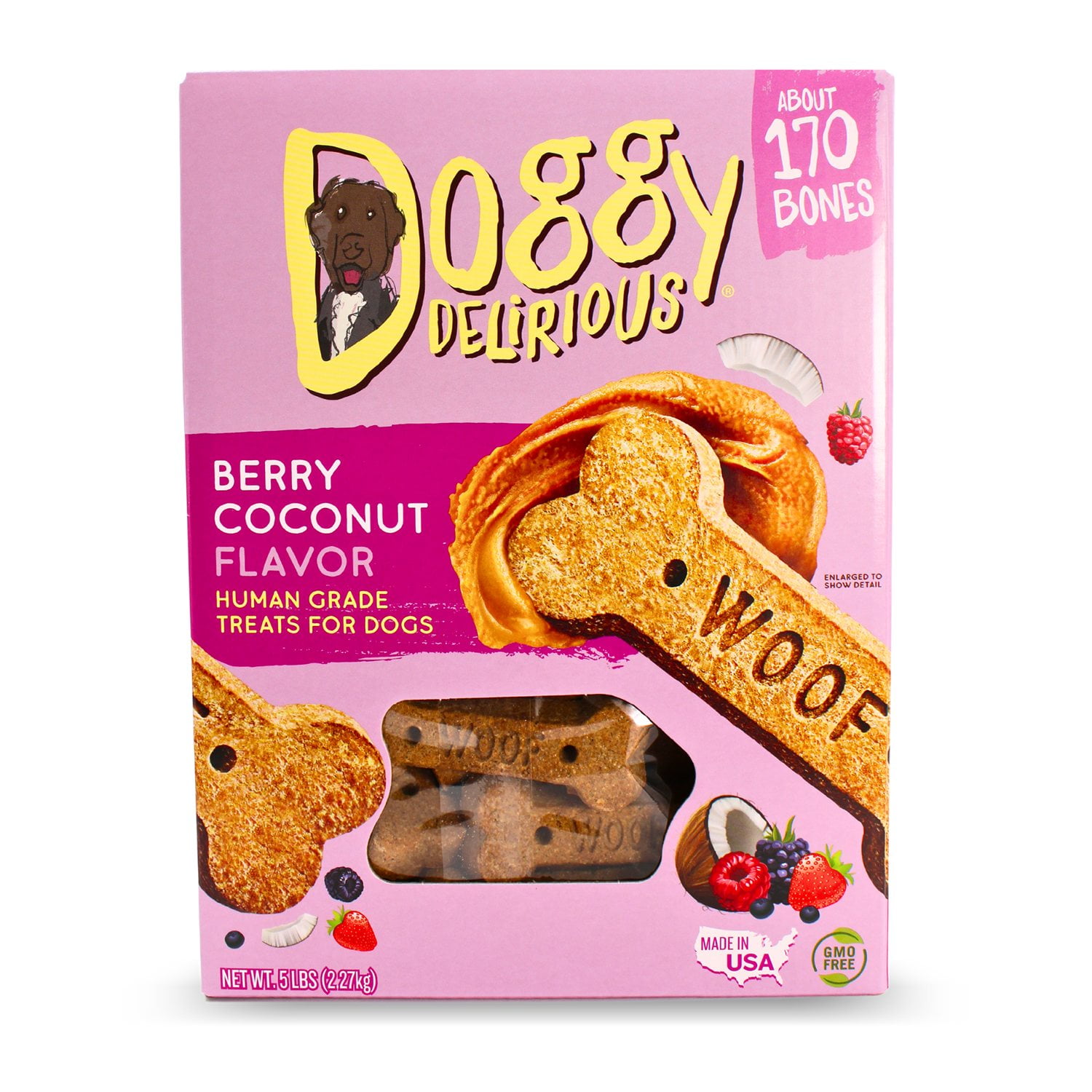 Doggy Delirious Crunchy Dog Treats, Choose Your Flavor, lbs