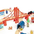 thumbnail image 3 of 60 Piece Wooden Train Set, 3 of 5