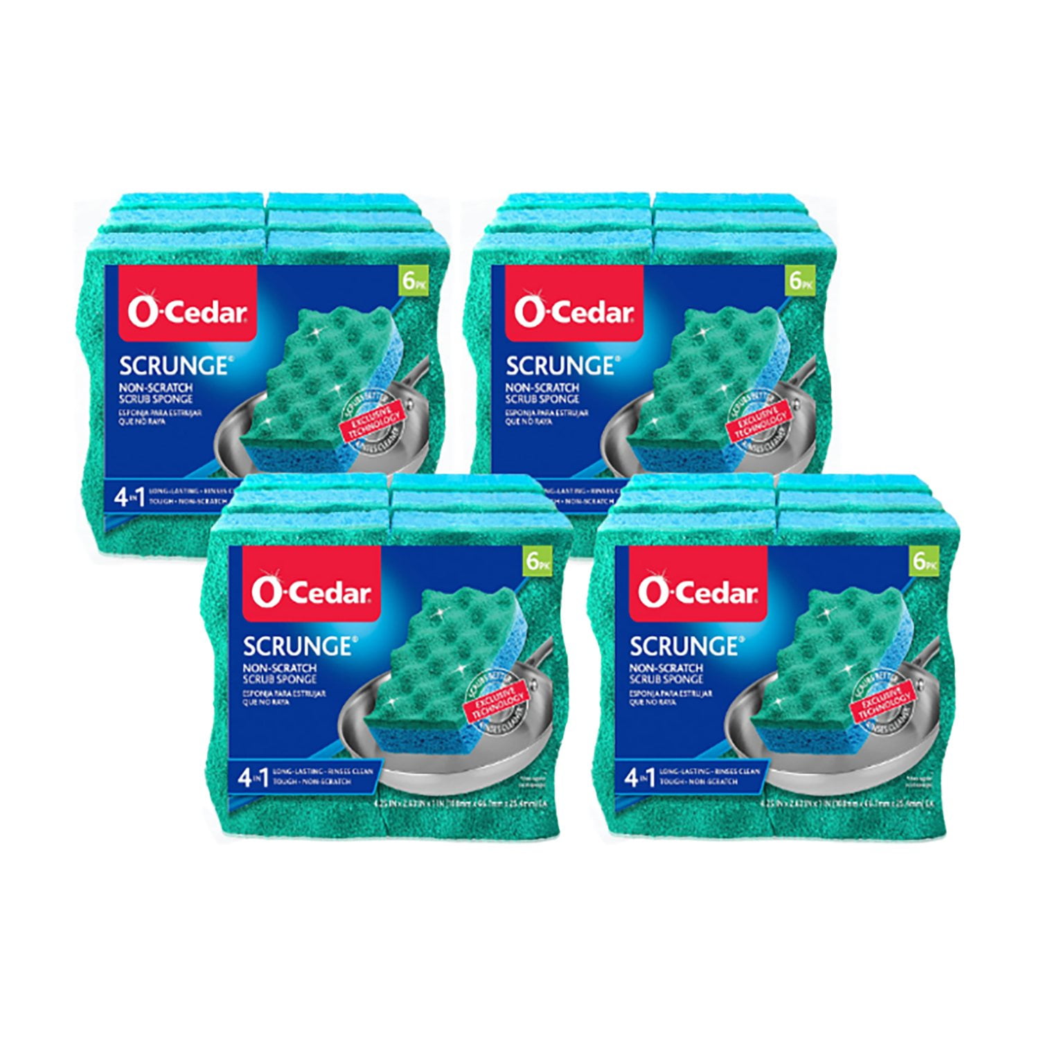 O-Cedar Multi-Use No-Scratch Scrunge Sponge