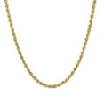 thumbnail image 1 of Semi Solid Rope Chain Necklace in 14K Gold, 1 of 12