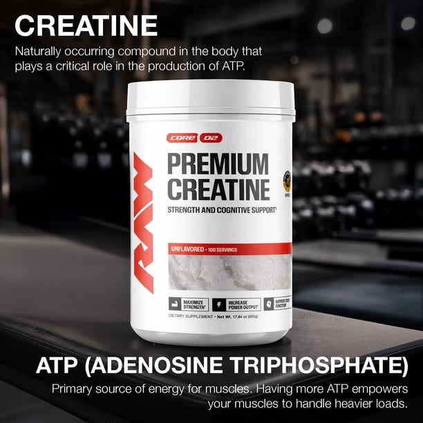 creatine and smoking cigarettes RAW Nutrition Creatine Monohydrate Powder, Unflavored, 510g 100 Servings
