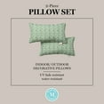 thumbnail image 9 of Martha Stewart Vineyard Vines Indoor/Outdoor Decorative Pillow, Set of 2, Choose Size, 9 of 10