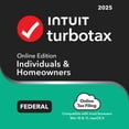 thumbnail image 1 of TurboTax Online 2025, Individuals & Homeowners, Email Delivery, Federal Return Only + Federal E-file, 1 of 3
