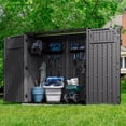 thumbnail image 3 of Suncast 6' x 4' Extra Large Vertical Outdoor Shed, 3 of 7