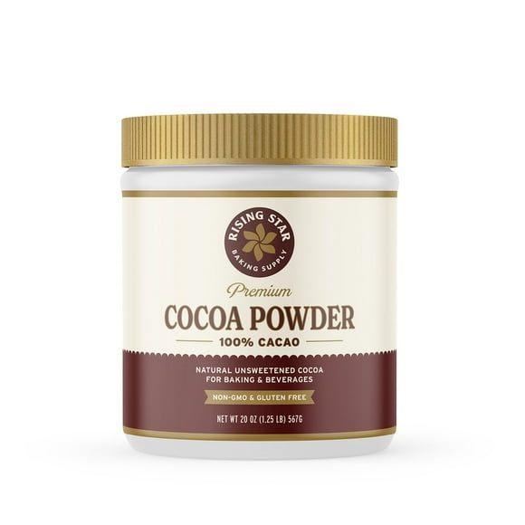 Rising Star Baking Supply Cocoa Powder, 20 oz.