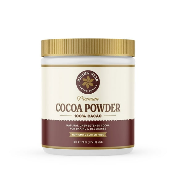 Rising Star Baking Supply Cocoa Powder, 20 oz.