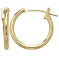 thumbnail image 3 of Children's Hoop and Heart Earring Set in 14K Gold, 3 of 3