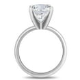 thumbnail image 3 of 4.07 CT T.W. Round Cut Solitaire Diamond Ring in 18K Gold, 3 of 5