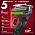 thumbnail image 2 of Gillette Labs NFL Kansas City Chiefs Men's Razor, Handle + 8 Cartridges, 2 of 10