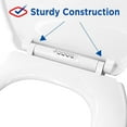 thumbnail image 6 of Clorox Antimicrobial Elongated Stay Fresh Scented Plastic Toilet Seat Value Pack, 6 of 8