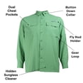 thumbnail image 3 of Habit Men's Long Sleeve 50+ UPF Fishing Shirt, 3 of 9