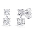 thumbnail image 2 of Lab White Sapphire Pendant and Earring Set in Sterling Silver, 2 of 9
