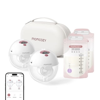 Momcozy M5 Smart App Breast Pump with Storage Bags Bundle, 200 ct. Milk Bags