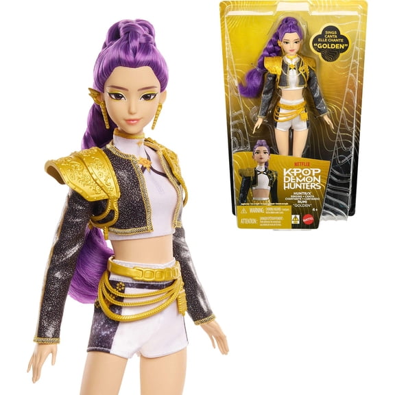 KPop Demon Hunters HUNTR/X "Golden" Singing Doll with Accessories