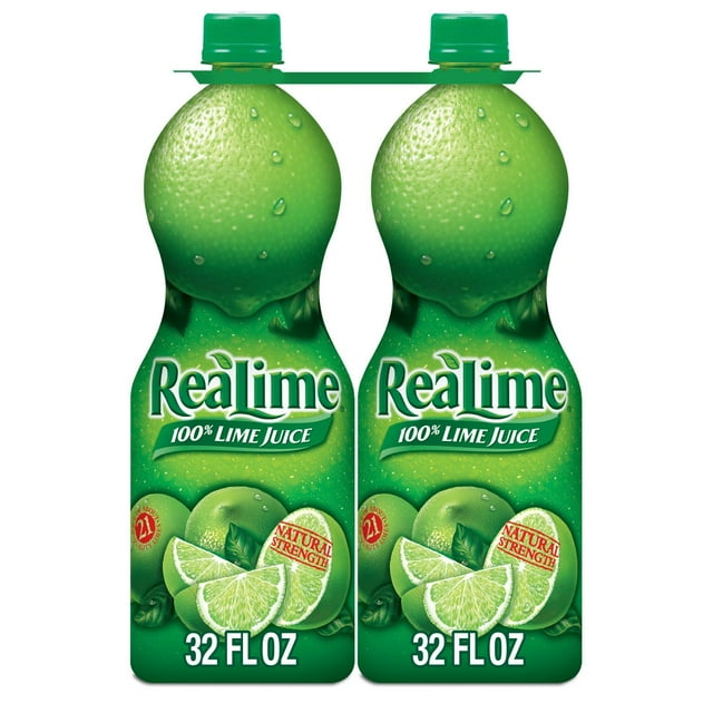 ReaLime 100% Lime Juice, 32 fl. oz., 2 pk.
