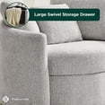 thumbnail image 5 of Lifestyle Solutions Beckett Storage Chair, 5 of 9