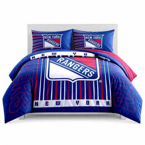 Logo Brands New York Rangers Comforter Set