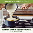 thumbnail image 6 of GreenPan Chatham Prime Midnight 1Qt and 2Qt Saucepan Set with Glass Lids, 6 of 9