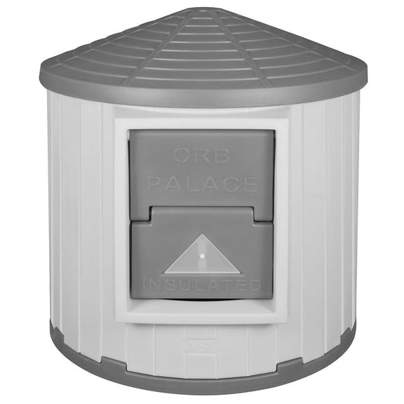 ASL Solutions Insulated Colossal Round Barn Premium Palace Dog House, Choose Color