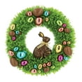 thumbnail image 2 of Member's Mark 24" Chocolate-Style Bunny Tinsel Wreath, 2 of 6