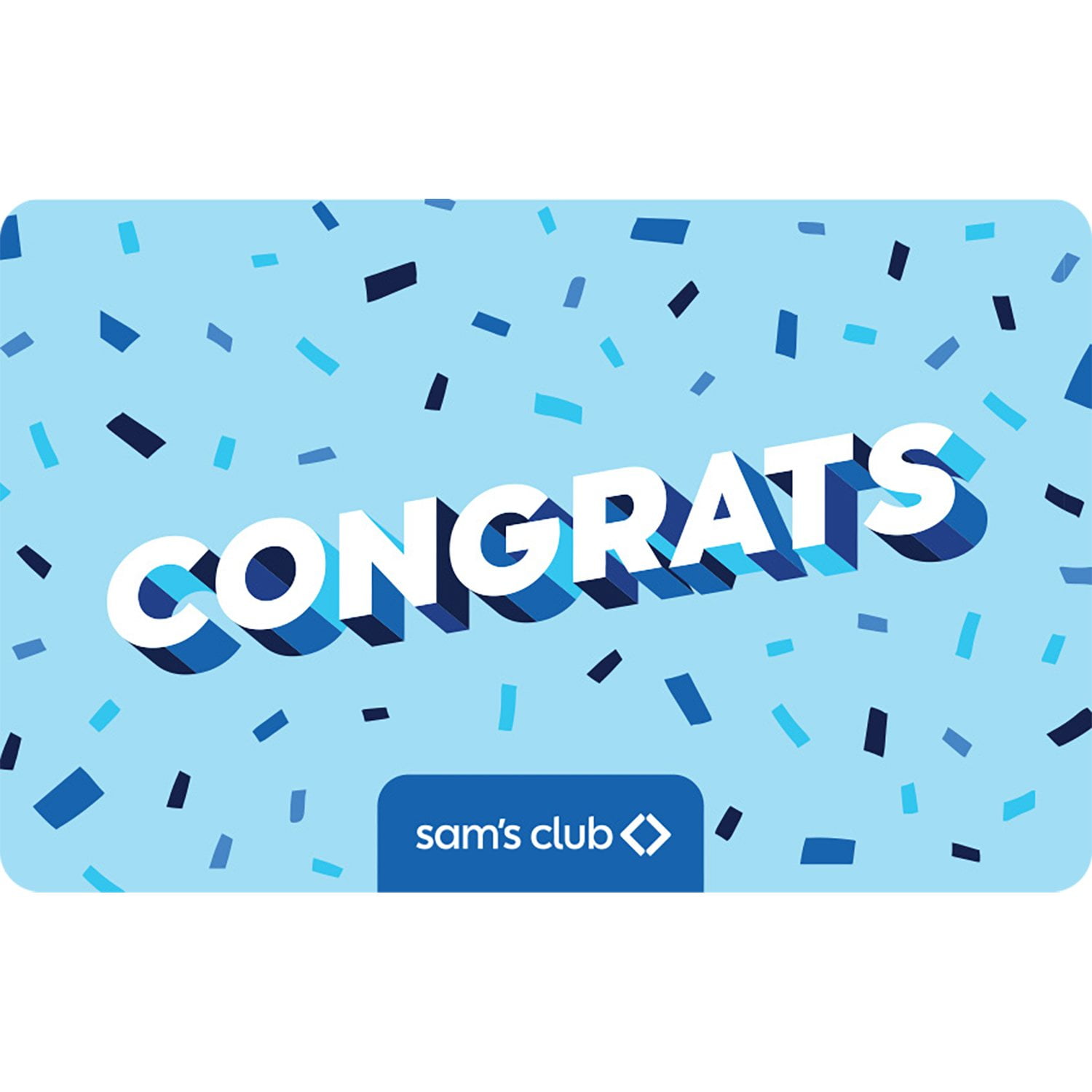 Sam's Club Congratulations Gift Card, Various Amounts - Samsclub.com