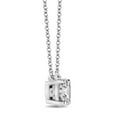 thumbnail image 3 of Round Cut Diamond Solitaire Necklace in 18K Gold, 3 of 7