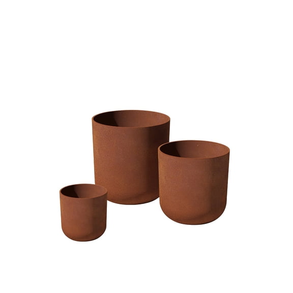 Veradek Patina Series Round Planter Bundle