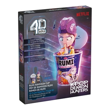 4D Build, KPop Demon Hunters Rumi in Ramyeon Cup 3D Puzzle, 138 Pieces