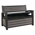 thumbnail image 3 of Keter Hudson Plastic Storage Bench Deck Box, 3 of 7
