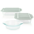 thumbnail image 1 of Pyrex 5-Piece Deep Glass Baking Dish Set, 1 of 6