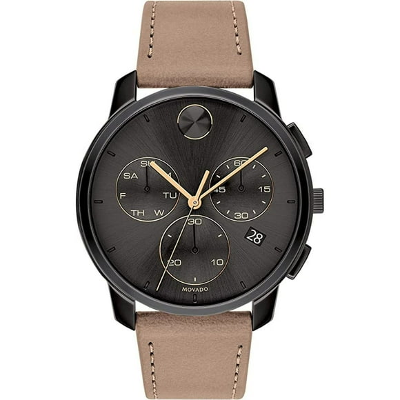 Movado Bold Leather Watch, 42mm