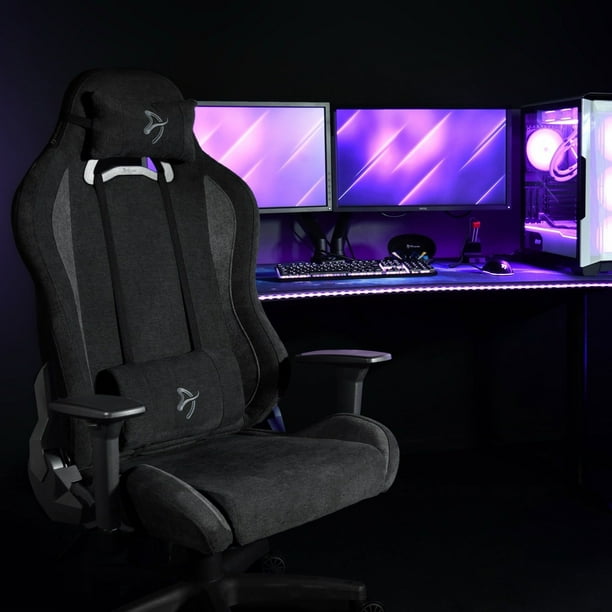 Arozzi Torretta Soft Fabric Special Edition Gaming Chair, Dark