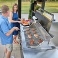 thumbnail image 20 of Backyard Discovery Luxury Galvanized Steel Covered Outdoor Kitchen w/ Grill & Pizza Oven, 20 of 26