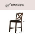 thumbnail image 5 of Edgewater Counter Height 7 Piece Dining Set, Assorted Colors, 5 of 13