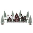 thumbnail image 3 of Member's Mark Pre-Lit Red Plaid Village, 9 pc., 3 of 4