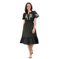 thumbnail image 2 of French Connection Women's Embroidered Midi Dress, 2 of 8
