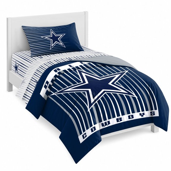 Logo Brands Dallas Cowboys Twin/Twin XL Bed-In-A-Bag Set