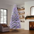 thumbnail image 1 of Member's Mark 12' Flocked Silverthorn Pre-Lit Christmas Tree, 1 of 10
