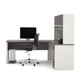 thumbnail image 2 of Bestar Connexion OfficePro 93000 L-Shaped Desk with Hutch, 2 of 3