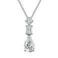 thumbnail image 1 of Lab Created Multi-Shape Diamond Pendant in 14K Gold, 1.45C.T.T.W., 1 of 3