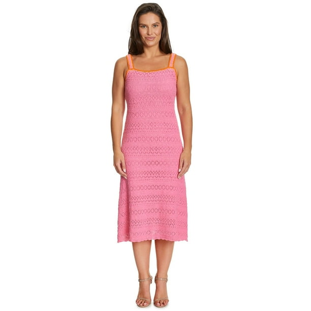 open lace back dress JS Jessica Simpson Sosa Tiered Dress in Shell-Calia Paisley main image 1