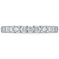 thumbnail image 2 of Round Cut Semi Eternity Diamond Band in 14K Gold, 2 of 7