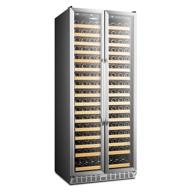 Lanbo 32 Inch Dual Door Dual Wine Cooler