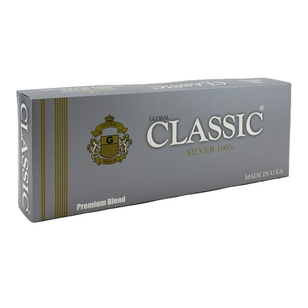 what is a silver cigarette Classic Silver 100's Soft Pack 20 ct., 10 pk