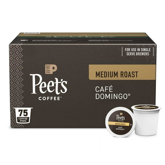 Peet's Coffee Medium Roast K-Cup Pods, Café Domingo 75 ct.