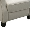 thumbnail image 6 of Calvin Fabric Pushback Reclining Armchair, 6 of 10